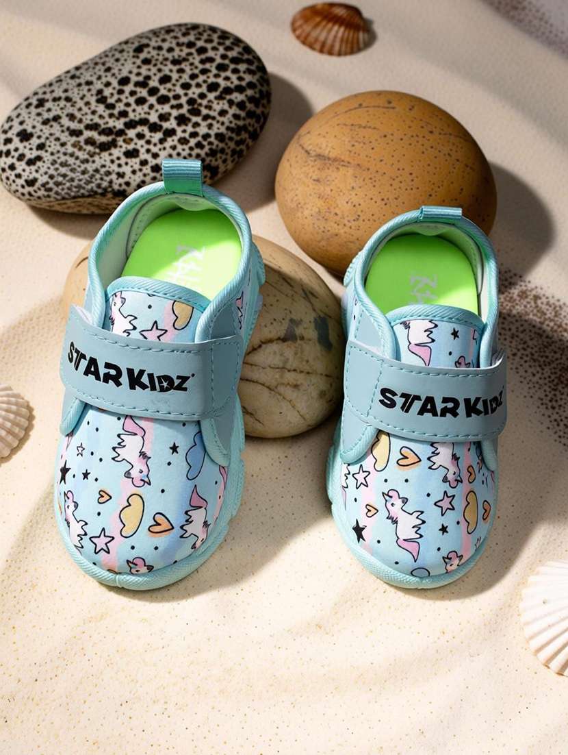 kids printed slip on shoes