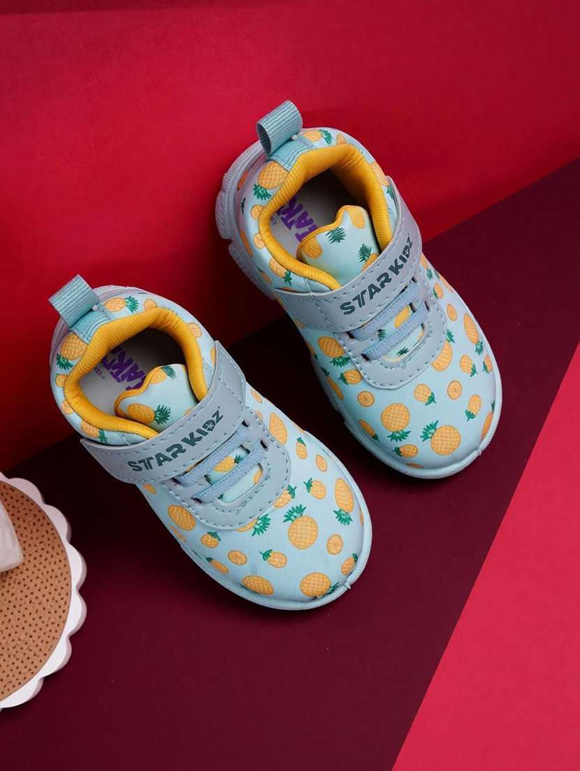 girls printed slip on shoes