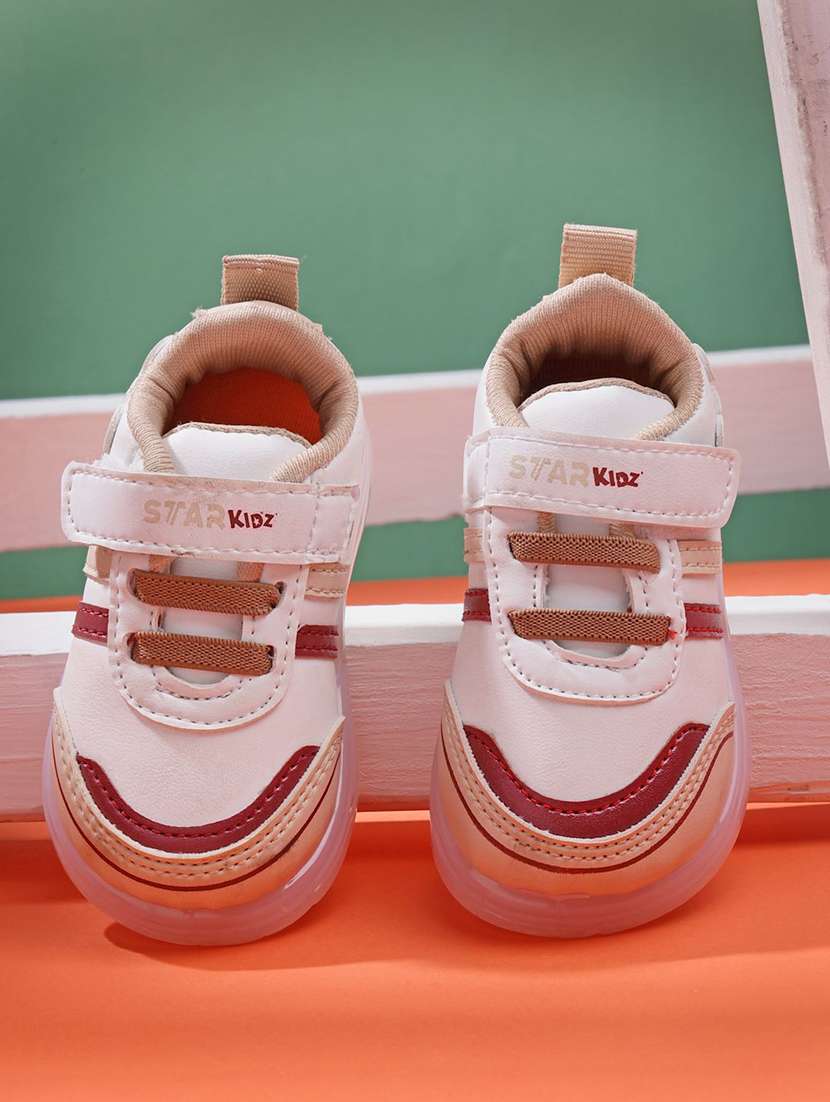 kids colourblocked slip on sneakers