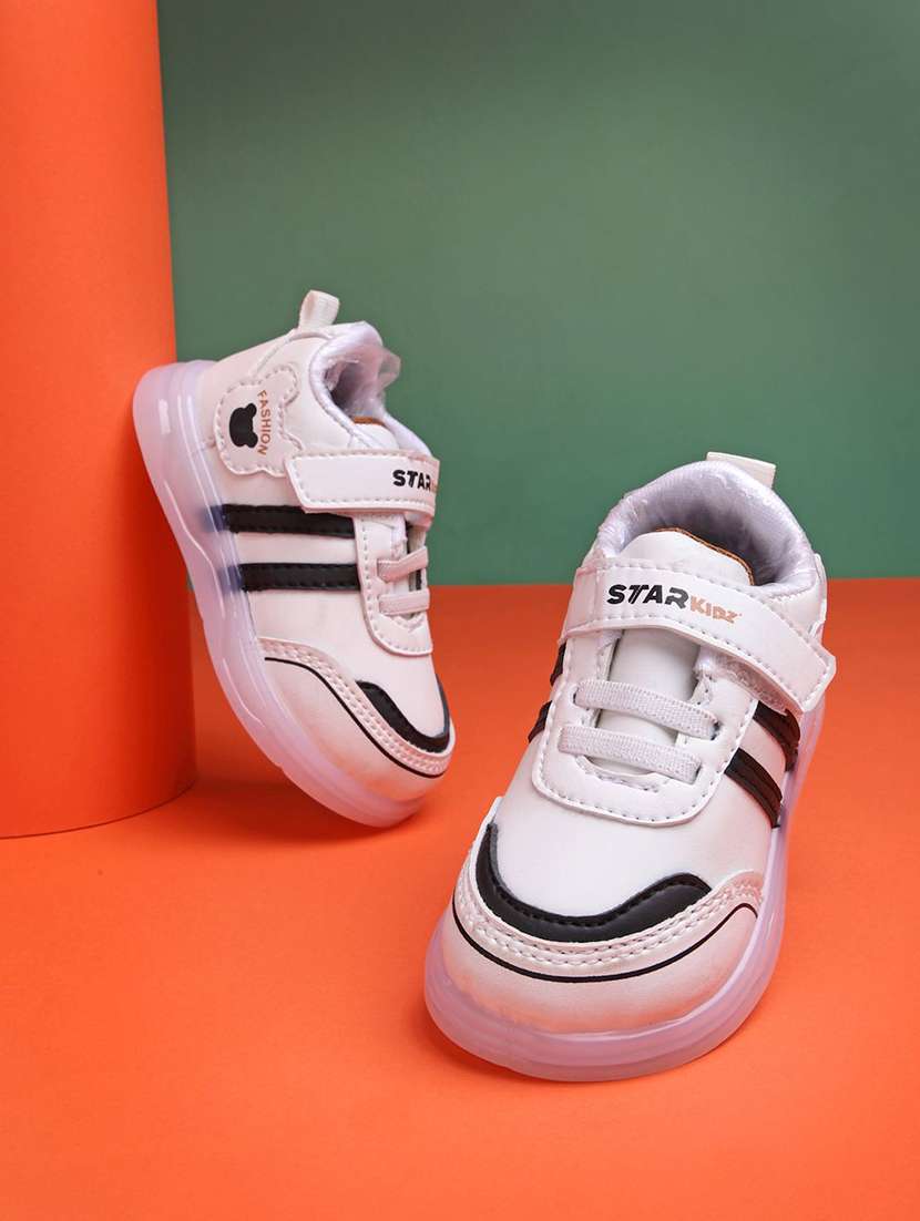 kids colourblocked slip on sneakers