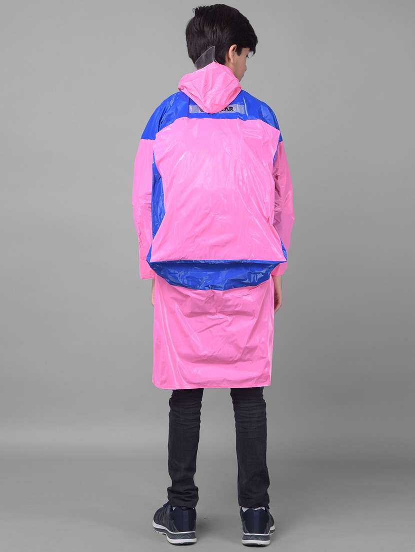 kids colourblocked long sleeves raincoat - 22557150 -  Standard Image - 3
