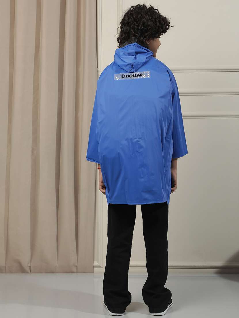 kids solid long sleeves raincoat - 22557156 -  Standard Image - 3