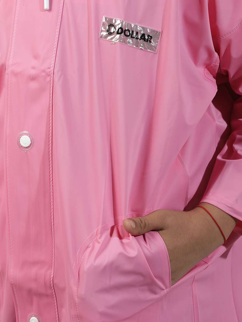 kids solid long sleeves raincoat - 22557158 -  Standard Image - 5