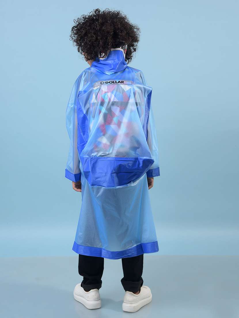 kids self design long sleeves raincoat - 22557164 -  Standard Image - 3