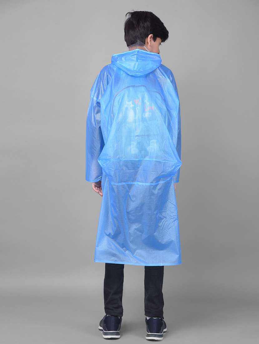 kids self design long sleeves raincoat - 22557169 -  Standard Image - 3