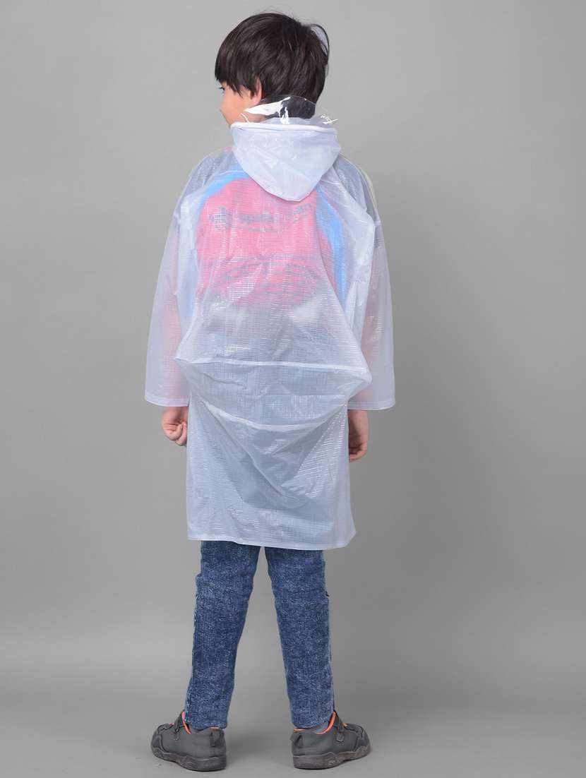kids self design long sleeves raincoat - 22557171 -  Standard Image - 3
