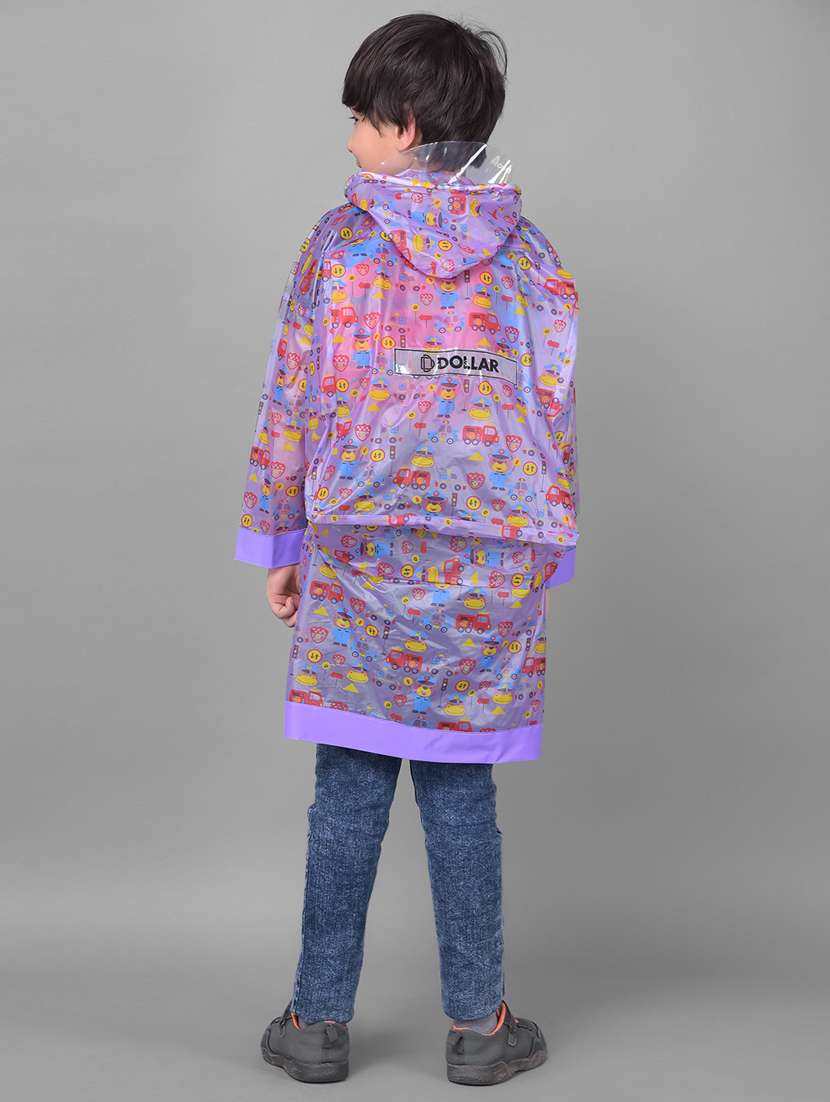 kids printed long sleeves raincoat - 22557183 -  Standard Image - 3