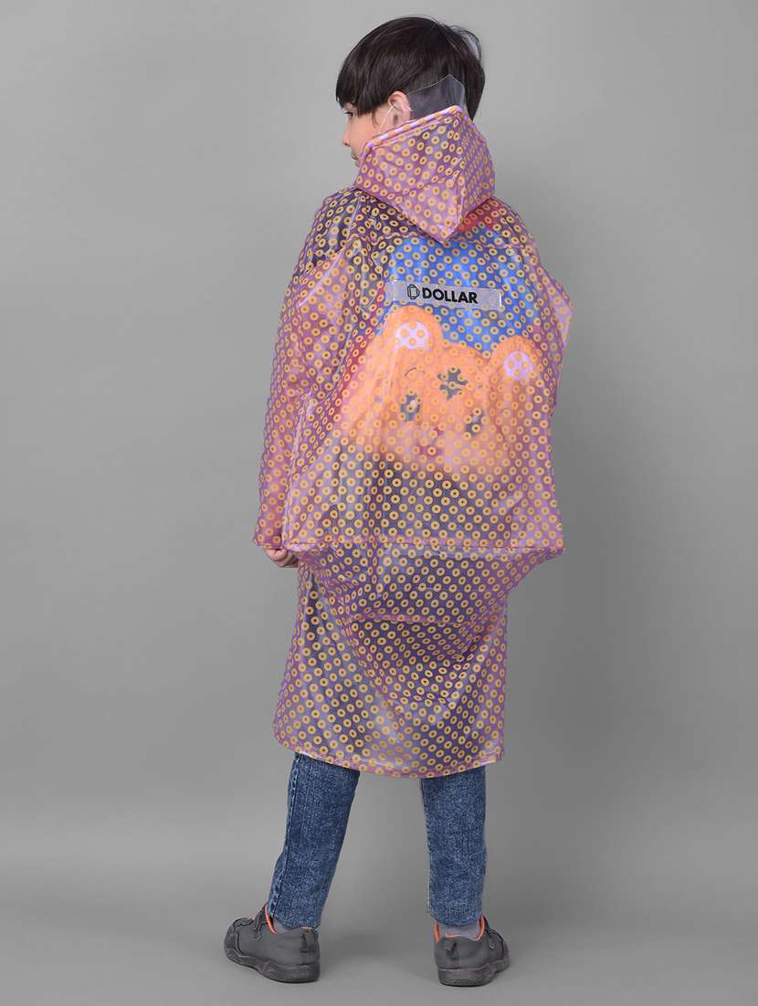 kids printed long sleeves raincoat - 22557188 -  Standard Image - 3