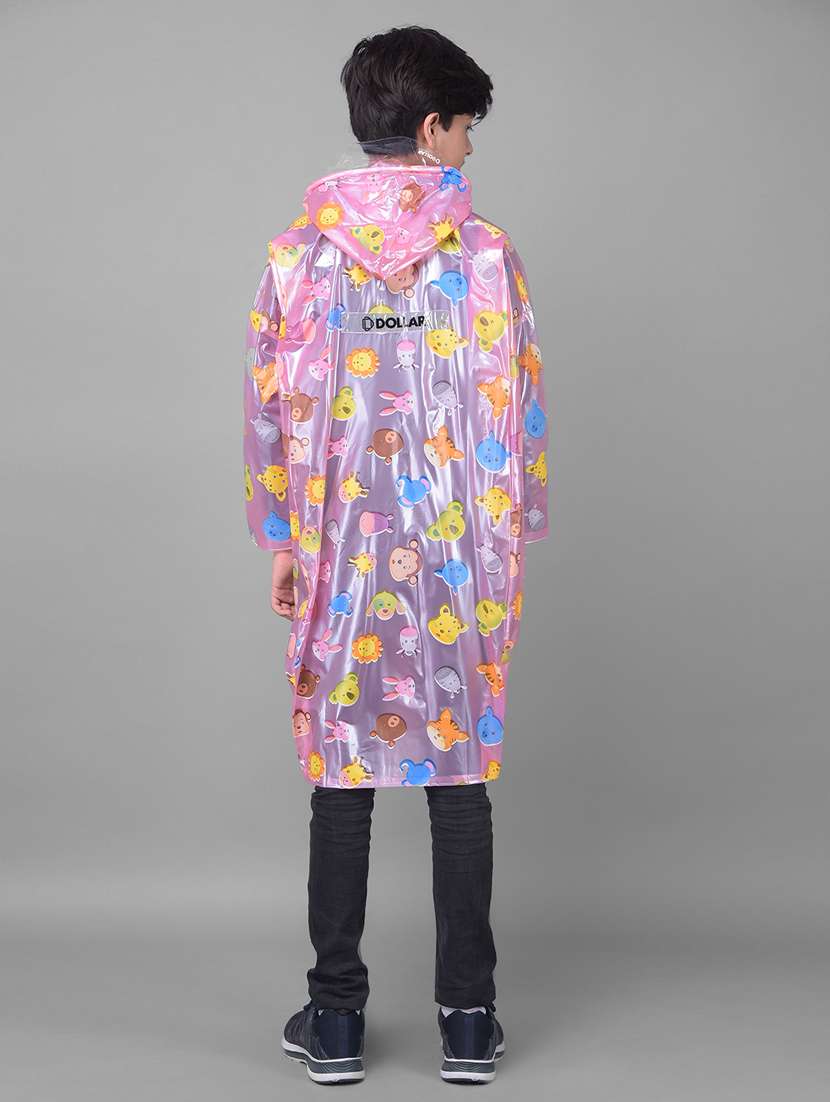 kids printed long sleeves raincoat - 22557192 -  Standard Image - 3