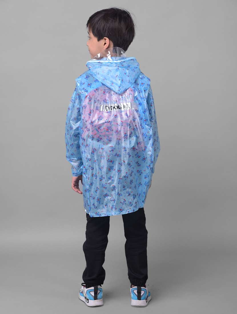 Kids Printed Long Sleeves Raincoat - 22557199 -  Standard Image - 3