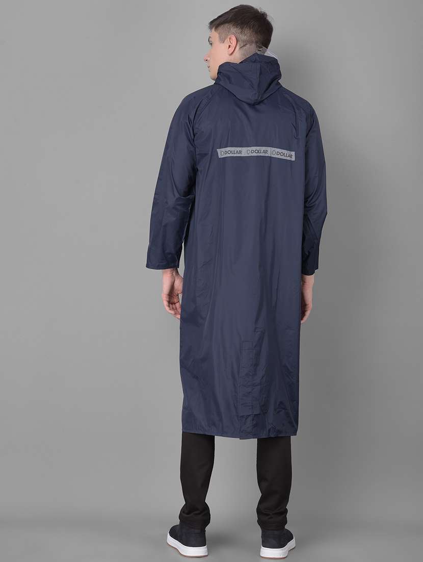men solid long sleeve hooded raincoat - 22557294 -  Standard Image - 3