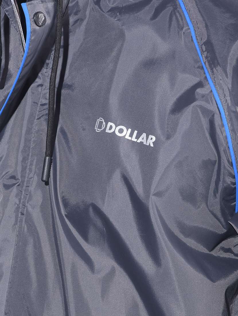 men solid long sleeve hooded raincoat - 22557300 -  Standard Image - 5