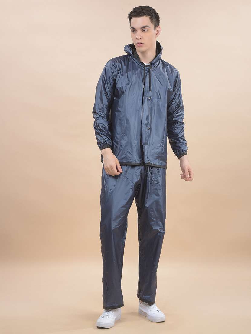 men solid long sleeve reversible rain suit set - 22557418 -  Standard Image - 3