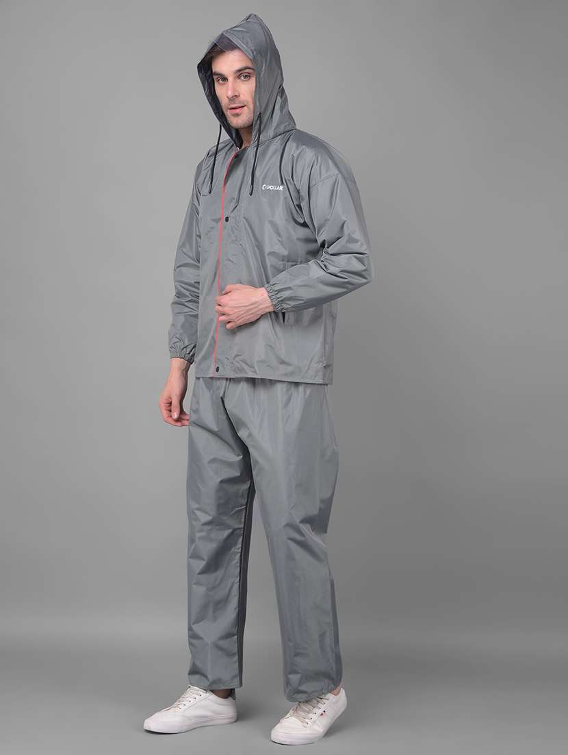 men solid long sleeve reversible rain suit set - 22557523 -  Standard Image - 3