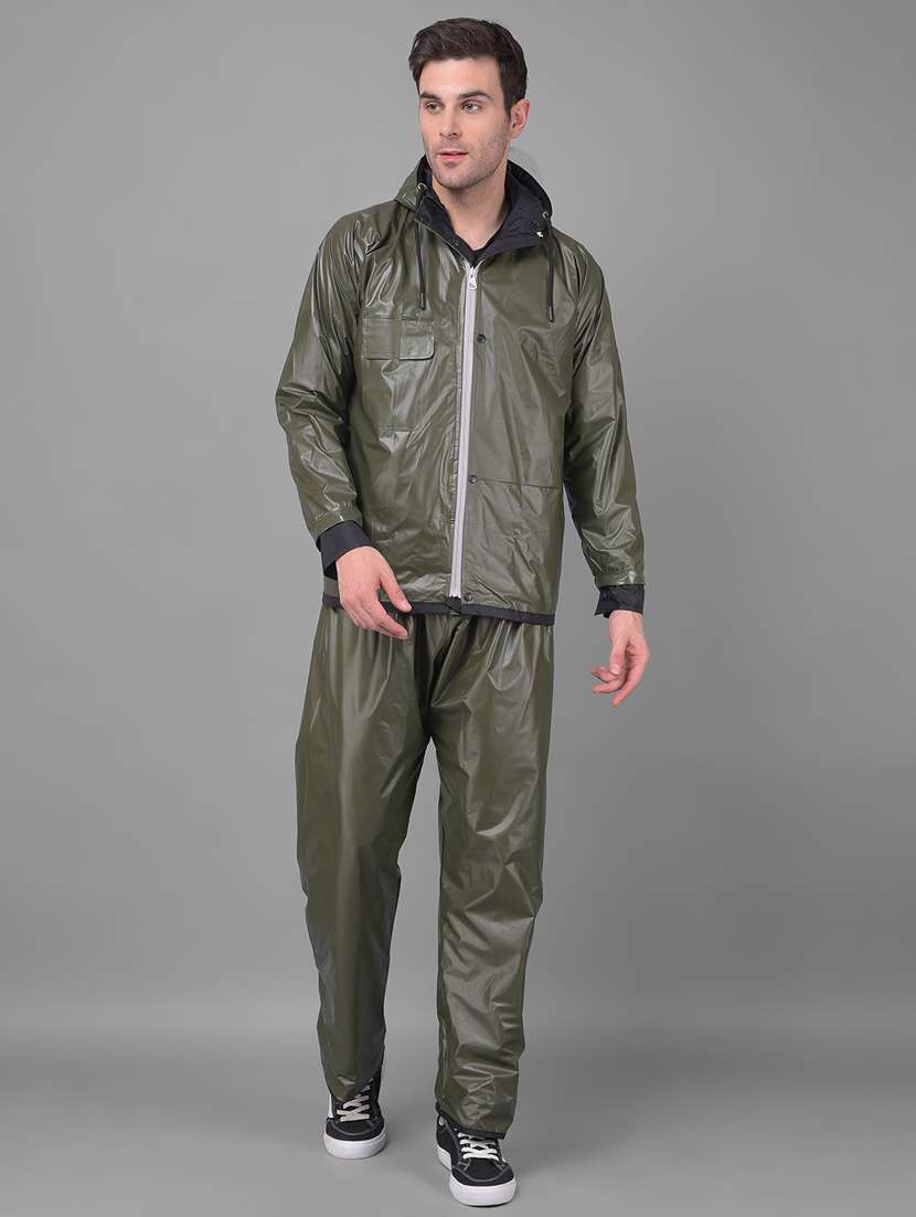 men solid long sleeve reversible rain suit set - 22557526 -  Standard Image - 3
