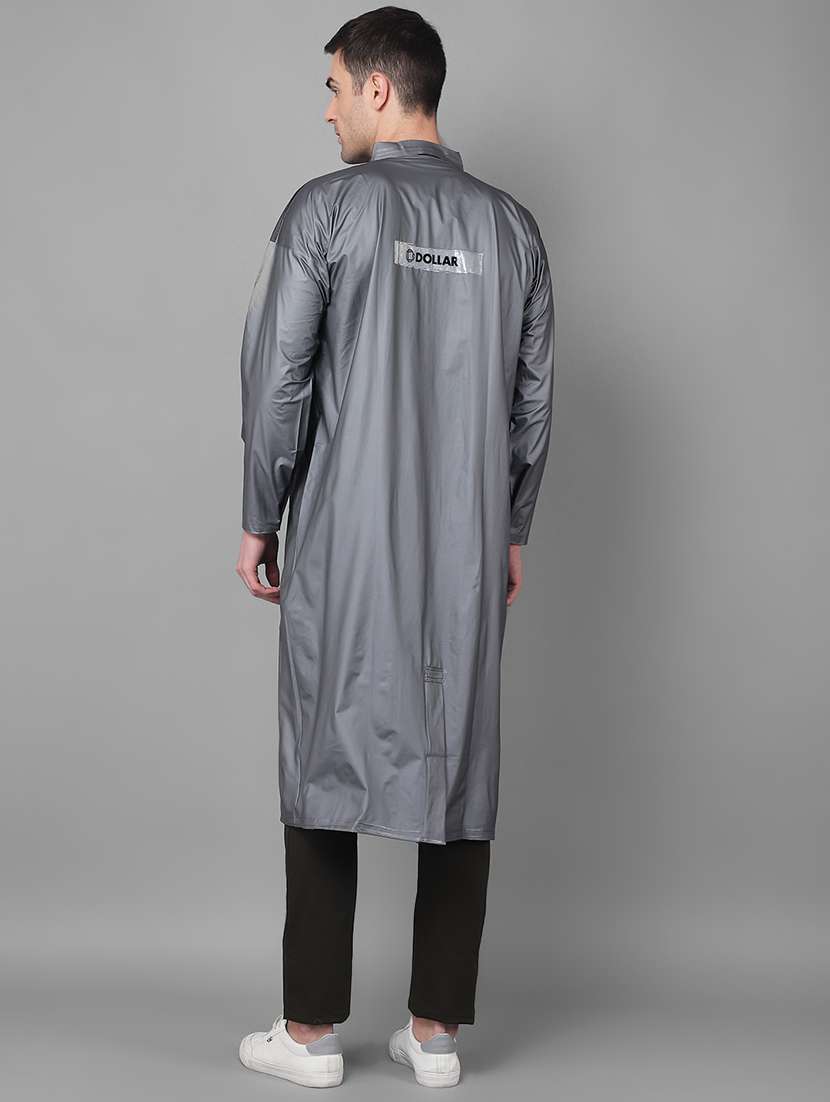 men color block long sleeve raincoat - 22557657 -  Standard Image - 3