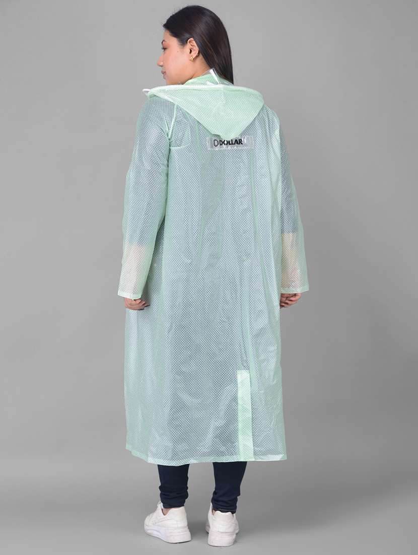 women printed long sleeves raincoat - 22557739 -  Standard Image - 3