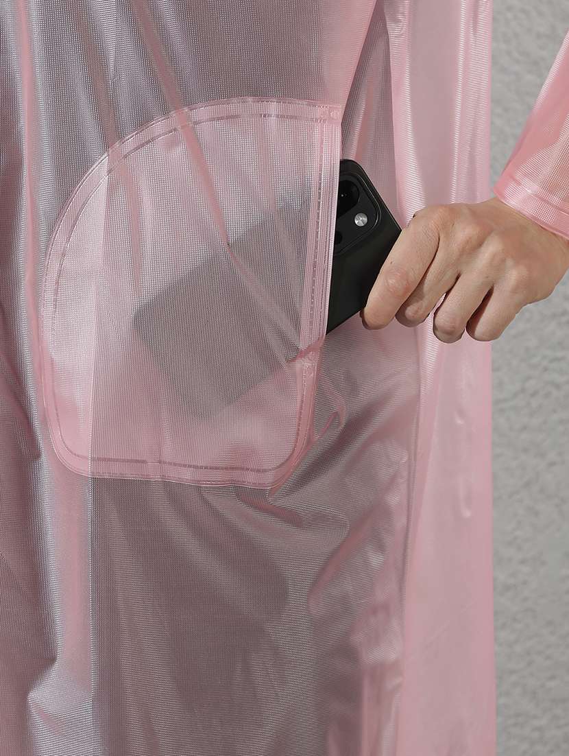 women self design long sleeves raincoat - 22557744 -  Standard Image - 5