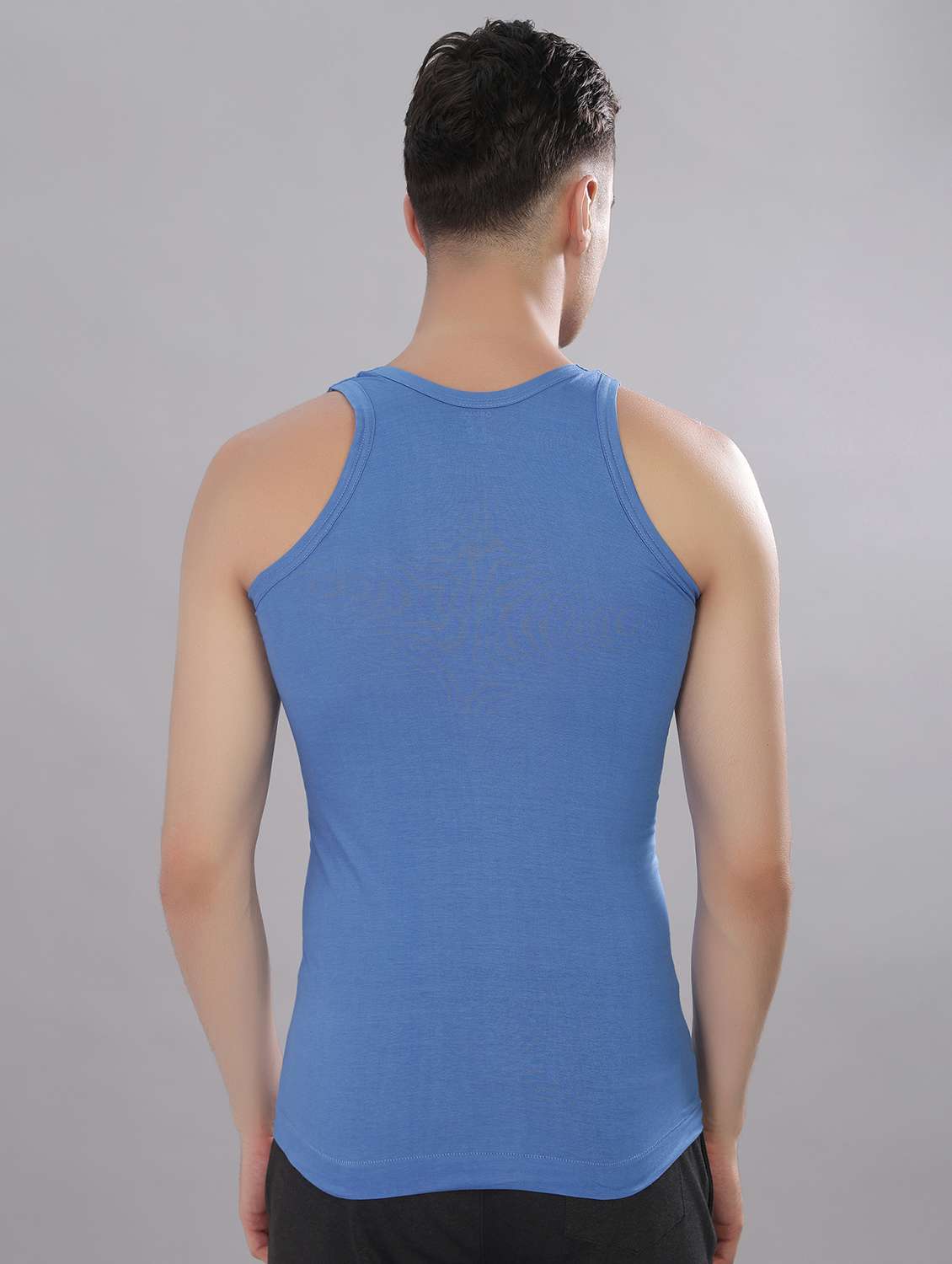 men pack of 2 solid sleeveless vest - 22557941 -  Standard Image - 3