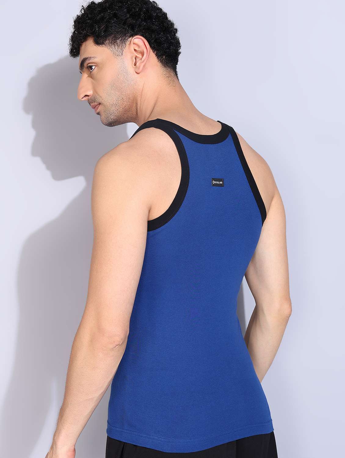 men pack of 5 solid sleeveless vest - 22558043 -  Standard Image - 3