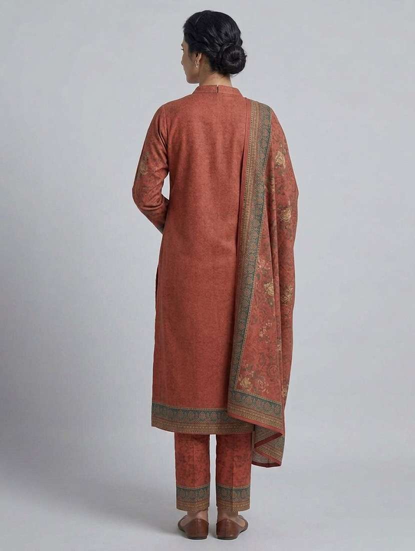 women floral long sleeve kurta pant with dupatta set - 22558331 -  Standard Image - 3