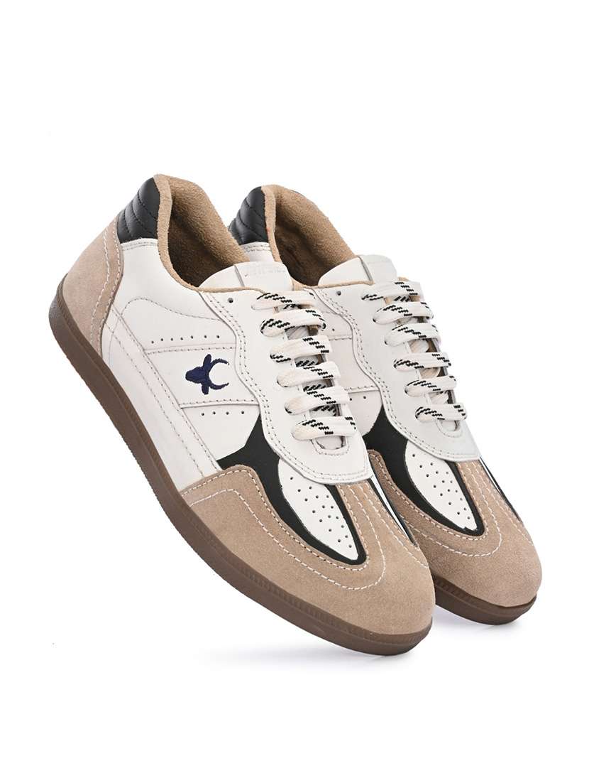 Men Off White Lace Up Sneaker - Image 2