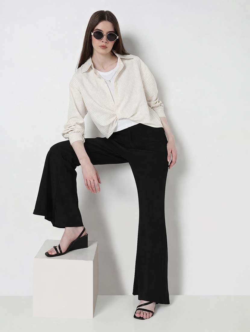 Women Printed Long Sleeves High Low Top - 22558588 -  Standard Image - 5