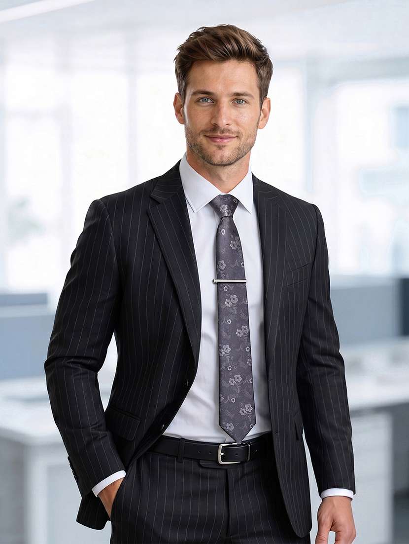 men necktie and pocket square gift box set - 22558720 -  Standard Image - 3