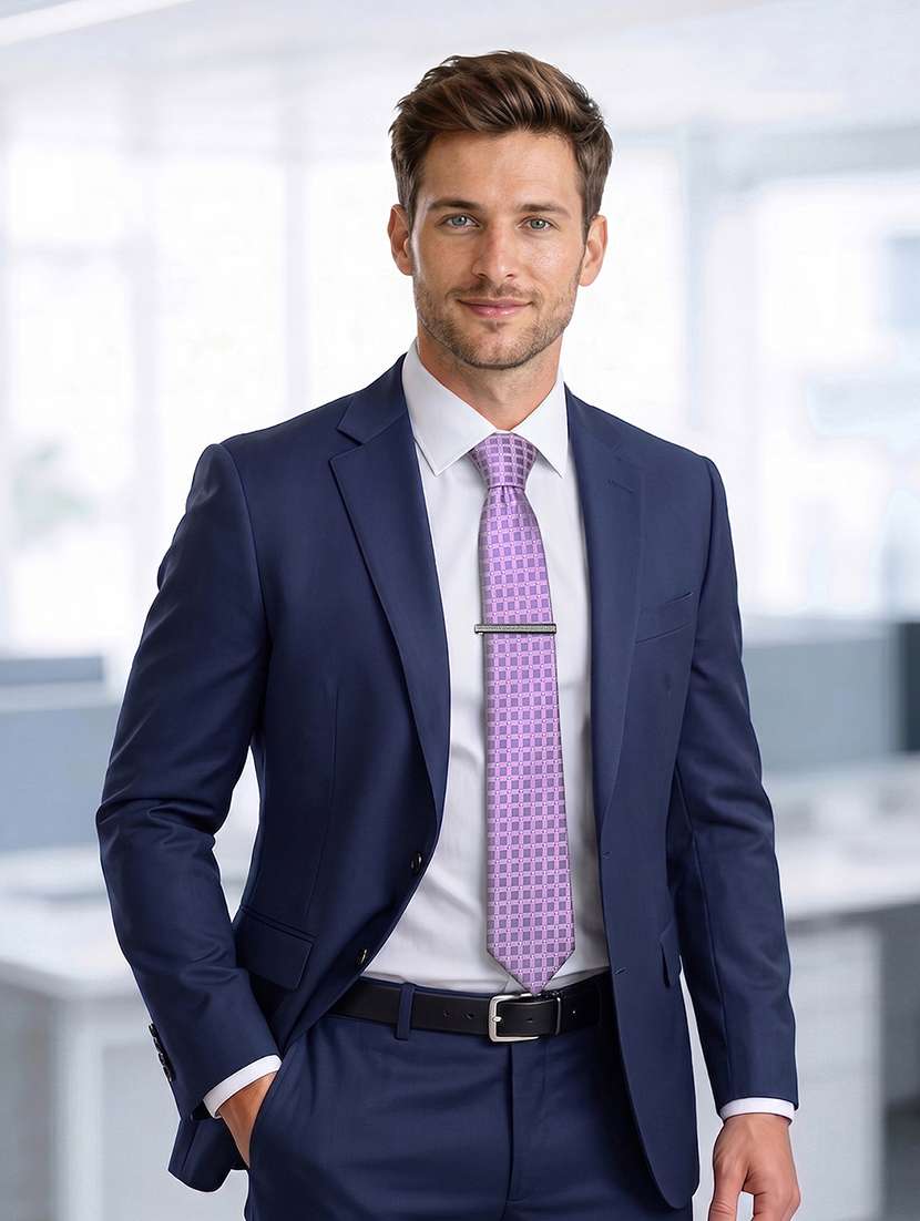 Men Necktie And Pocket Square Gift Box Set - 22558726 -  Standard Image - 3