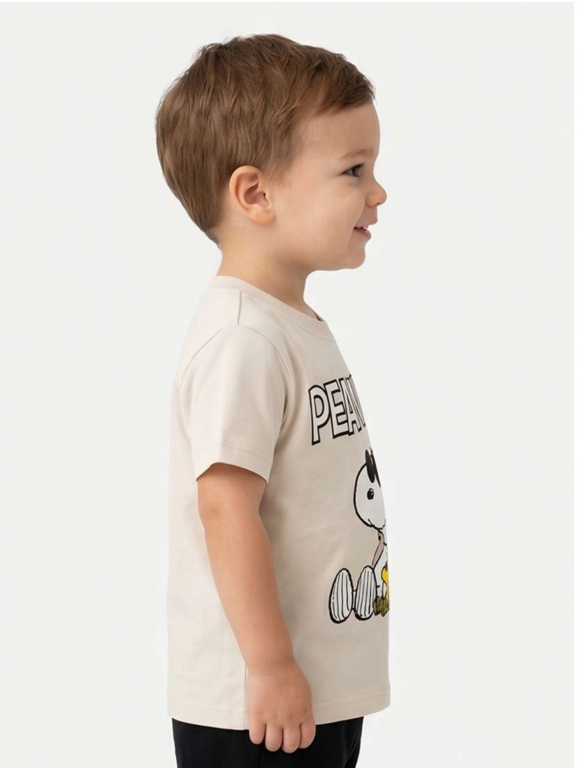 boys printed round neck regular fit t-shirt - 22558978 -  Standard Image - 3