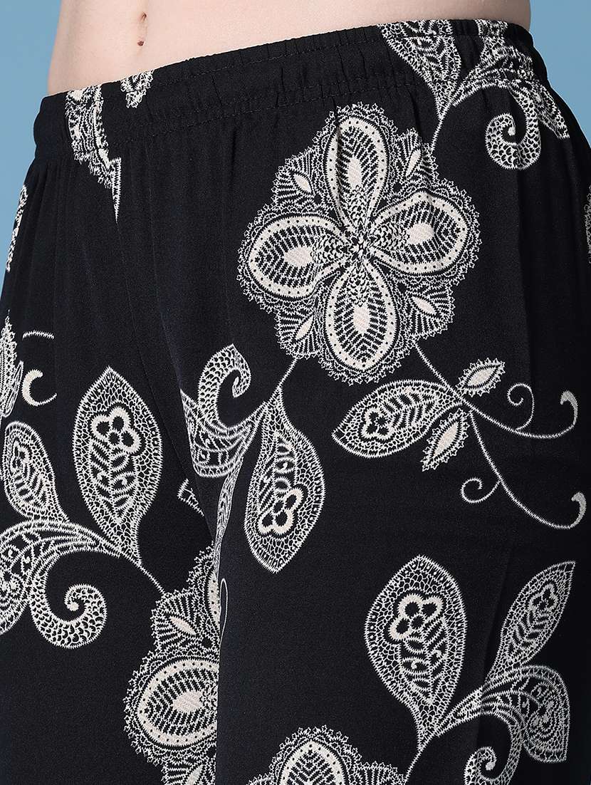women printed three quarter sleeves ethnic co-ord set - 22561179 -  Standard Image - 5