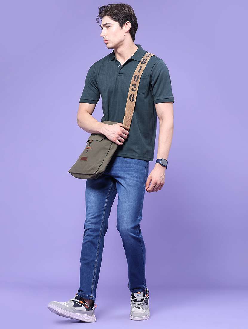 Men Washed Mid Rise Full Length Slim Fit Jeans - 22561413 -  Standard Image - 5