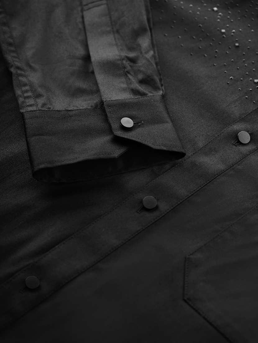 Men Embellished Long Sleeve Slim Fit Casual Shirt - 22562949 -  Standard Image - 5