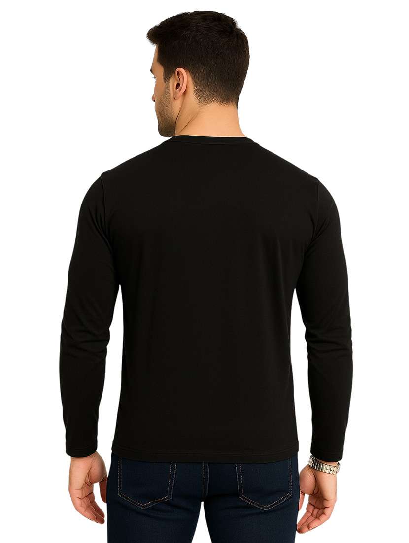 men color block long sleeve regular fit t-shirt - 22563314 -  Standard Image - 3