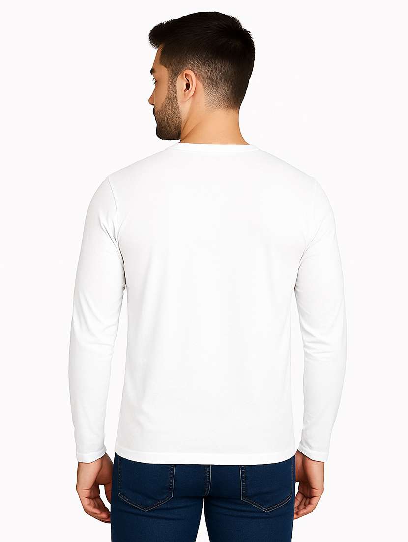 men solid long sleeves regular fit t-shirt - 22563368 -  Standard Image - 3