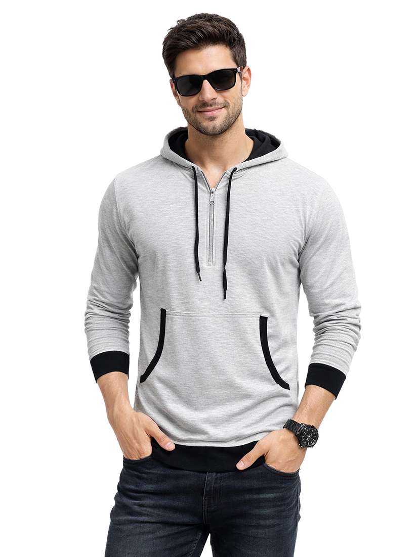 men solid long sleeve regular fit t-shirt