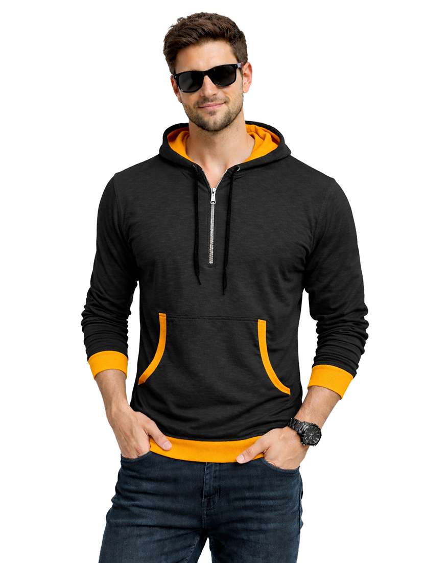 men solid long sleeve regular fit t-shirt