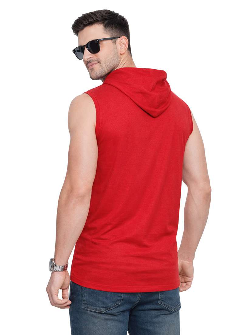 men solid sleeveless regular fit t-shirt - 22563435 -  Standard Image - 3