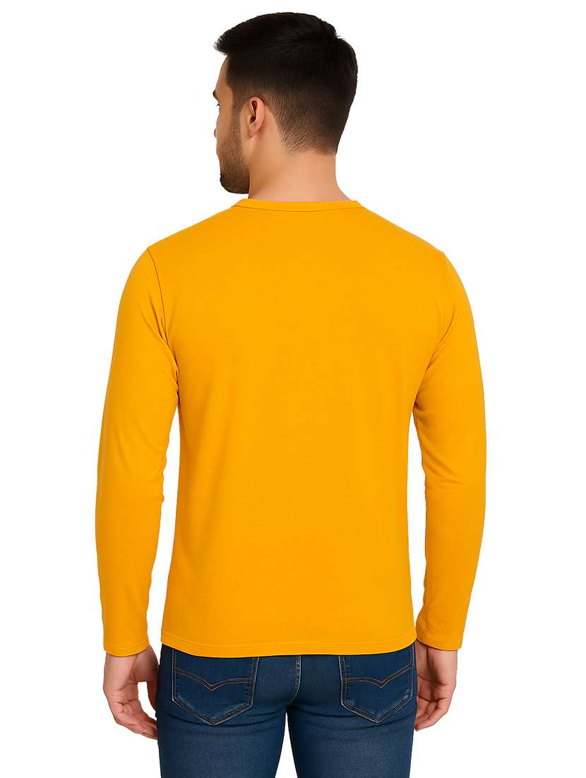 men solid long sleeve regular fit t-shirt - 22563445 -  Standard Image - 3
