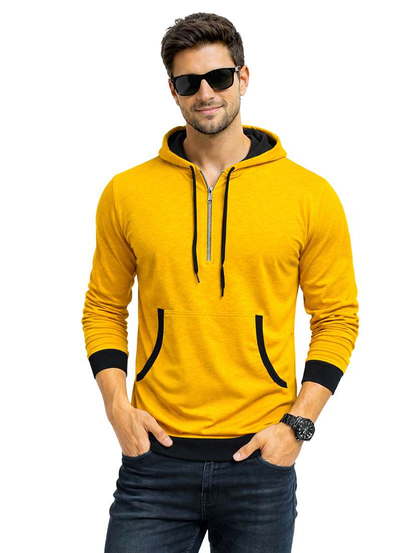 men solid long sleeve regular fit t-shirt