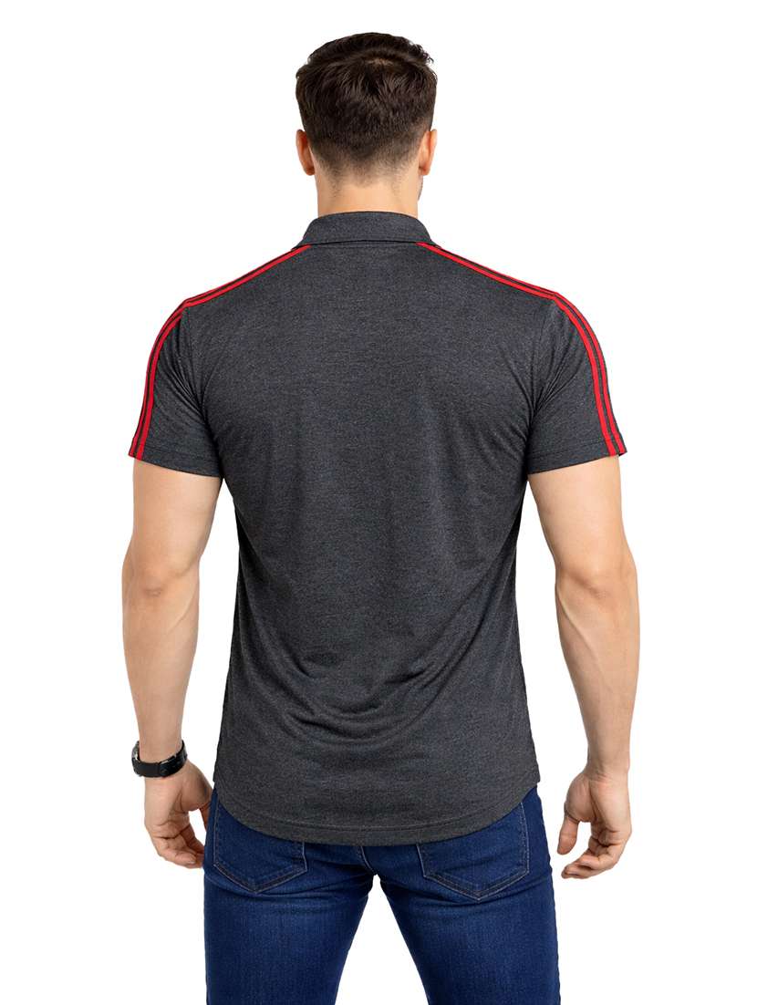 men tapered short sleeve regular fit casual shirt - 22563590 -  Standard Image - 3