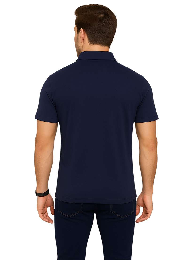 Men Solid Short Sleeve Regular Fit Casual Shirt - 22563633 -  Standard Image - 3