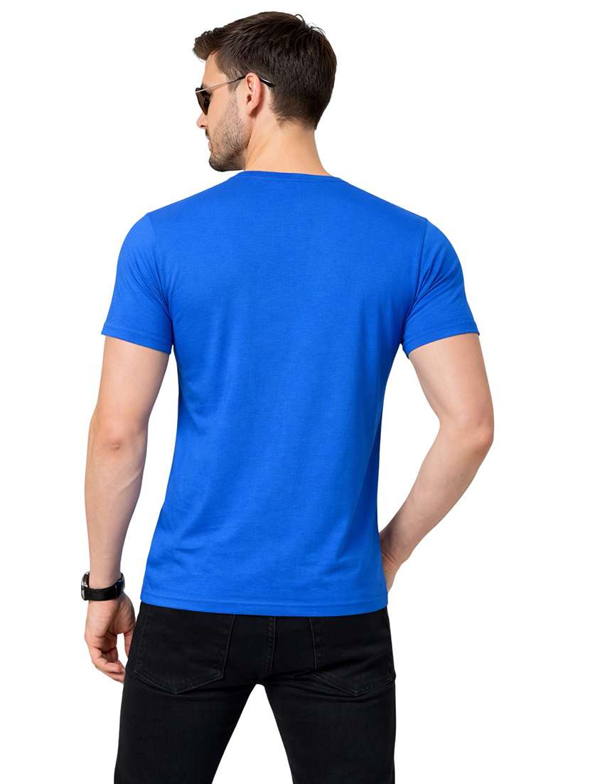 men solid short sleeve regular fit t-shirt - 22563712 -  Standard Image - 3