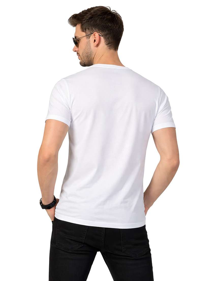 men solid short sleeve regular fit t-shirt - 22563719 -  Standard Image - 3