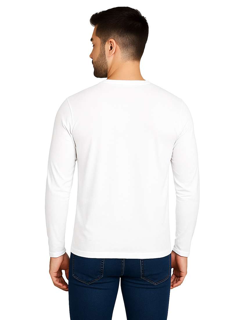 men solid long sleeve regular fit t-shirt - 22563740 -  Standard Image - 3