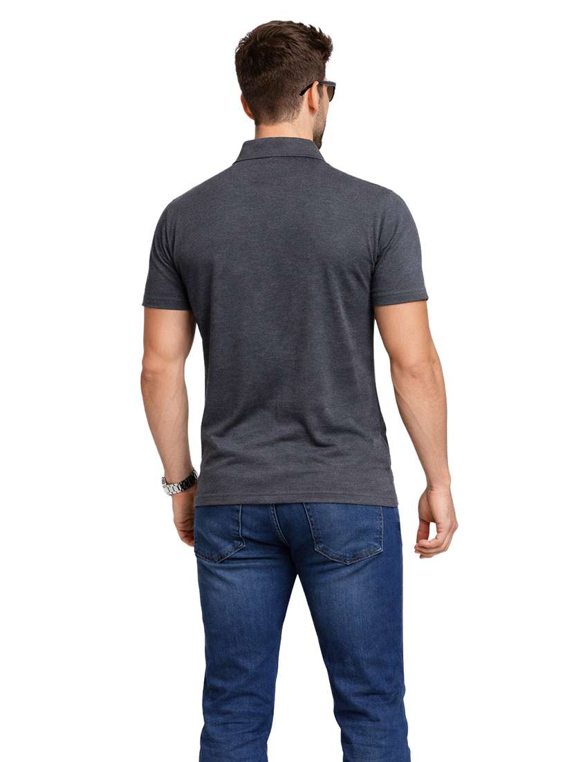 men solid short sleeve regular fit polo t-shirt - 22563753 -  Standard Image - 3