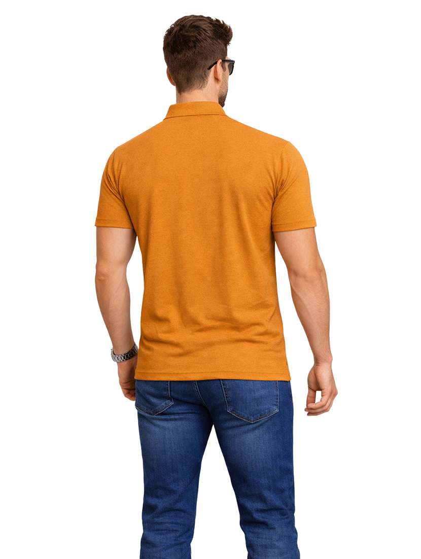 men solid short sleeve regular fit polo t-shirt - 22563756 -  Standard Image - 3