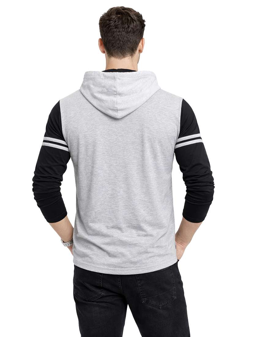 men color block long sleeve regular fit polo t-shirt - 22563783 -  Standard Image - 3