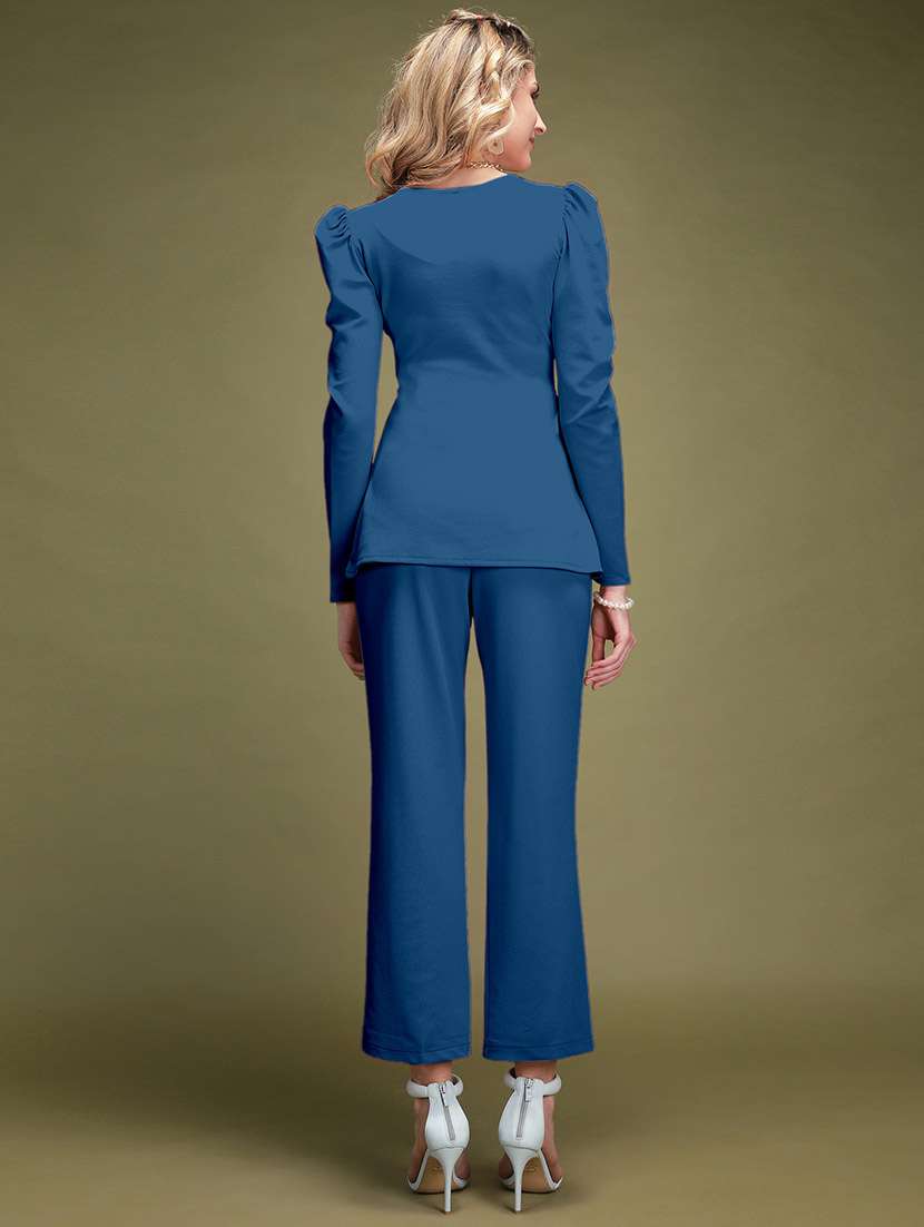 ai aqua lycra top and trouser set coord - 22563819 -  Standard Image - 3