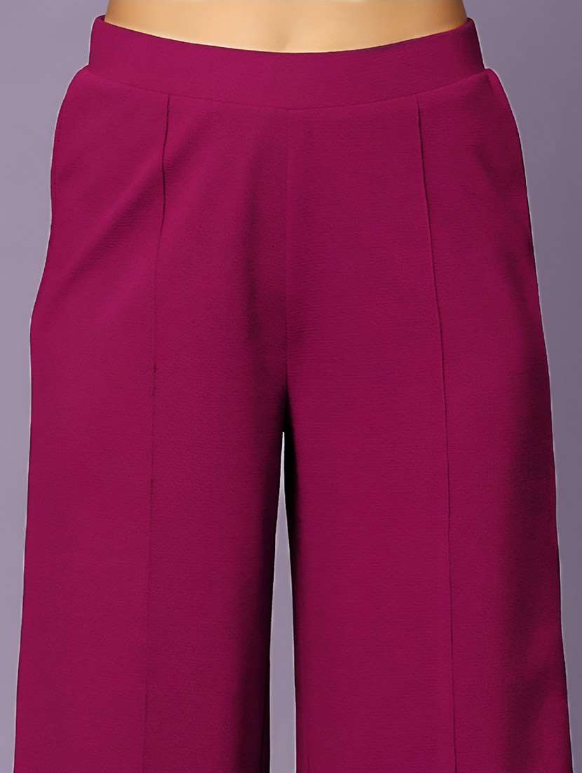 pink polyester top and trouser set coord - 22564771 -  Standard Image - 5